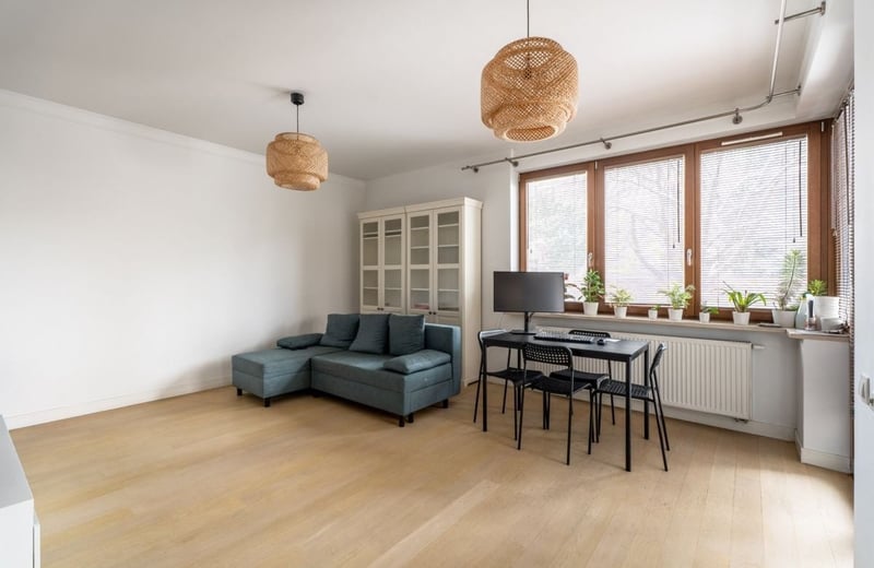 Location d’un appartement élégant et meublé de 3 pièces, 75 m², Mokotów, Varsovie, Pologne